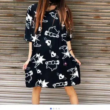 NieR 롱 기장 올 패턴 BIG TEE