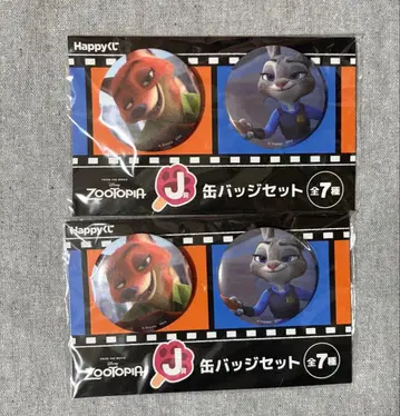 Happy 복권 주토피아 주디 닉 캔뱃지