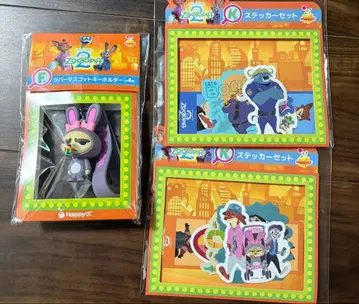 주토피아2 복권 러버 마스코트 키링 페닉 스티커