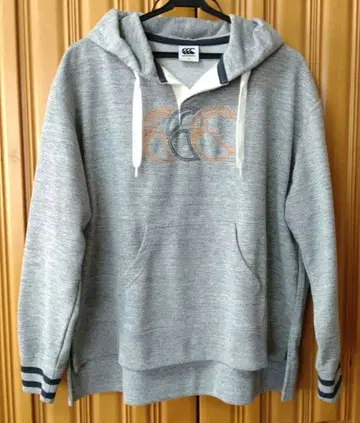 캔터베리 후드 맨투맨 여성용 그레이 M