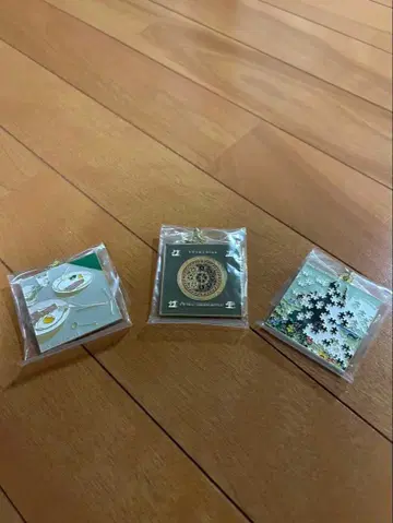 1번 복권 메탈 참 3종 세트