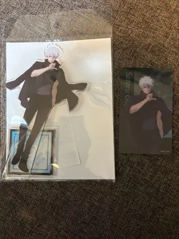 주술회전전 고죠 사토루 클리어 카드 아크릴 스탠드