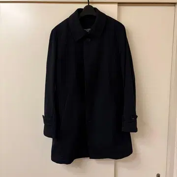 캐서린 햄넷 스텐카라 코트 네이비 M