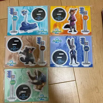 주토피아 아크릴 스탠드 5세트