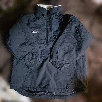 미사용 새상품] 자바 JavaCRESTS 블랙 플리스 카라 부착 점퍼