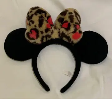 디즈니 레오파드 무늬 머리띠