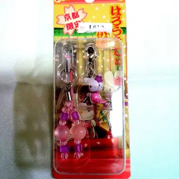 헬로키티 교토 한정판 고토치 스트랩