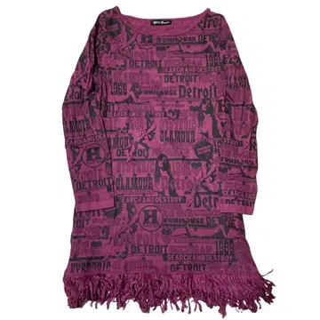 HYSTERIC GLAMOUR 긴팔 티셔츠 원피스 그래픽 헤이세이