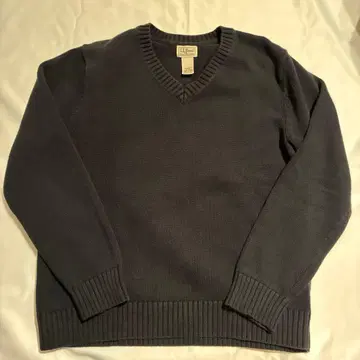l.l.bean 코튼 니트 V넥