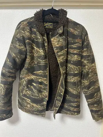 The Calee 카모 패턴 밀리터리 자켓 M