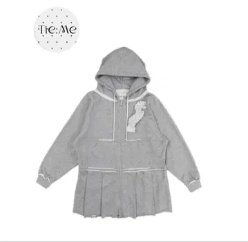 Tie Mel 더블 집 플리츠 원피스 새상품