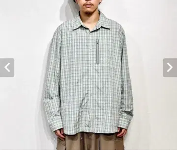 엘엘빈 나일론 셔츠 체크 셔츠 긴팔 L.L.Bean 구제 의류