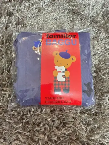 [ 미사용 새상품 ] familiar x BAGGU 에코백 M 사이즈