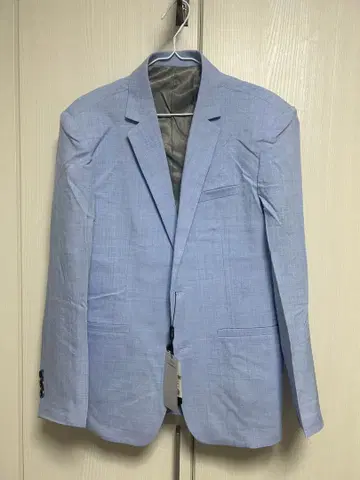 남성용 자켓 2개 세트 여름용 라이트 블루, 겨울용 그레이