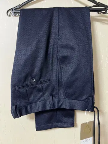 AOKI 파자마 수트 네이비 헤링본 슬랙스 M 사이즈