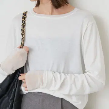 [ SLOBE IENA ] 레이어드 슬리브 롱 TEE