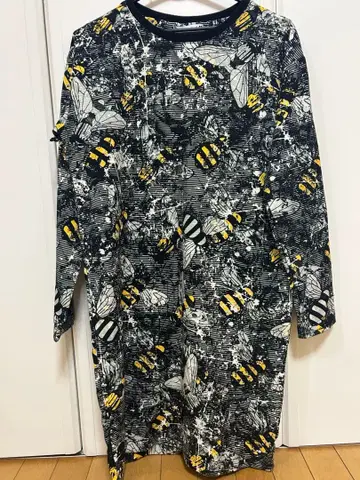 ANIMAGEMELLA 이탈리아 벌 패턴 원피스