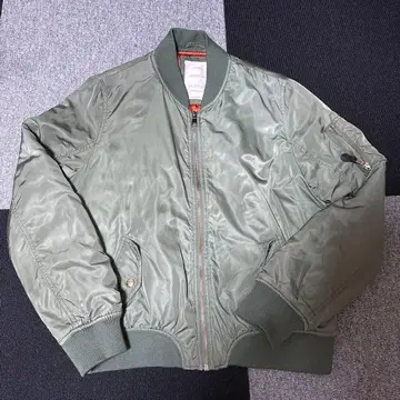 Bershka MA-1 스타일 자켓 XL 올리브 그린