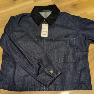 네이비 데님 자켓 UNIQLO
