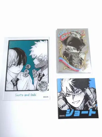 히로아카 호일 아크릴 카드 토도로키 쇼토 다비 파브미러풍 아크릴 스티커