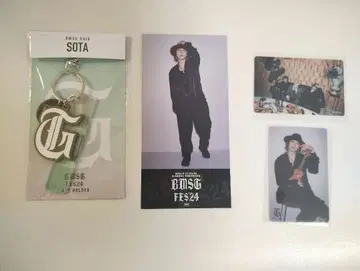 BE:FIRST 소우타 키링 BMSG 페스티벌 클리어 카드