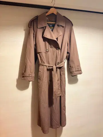 런던포그 트렌치코트 안감 부착