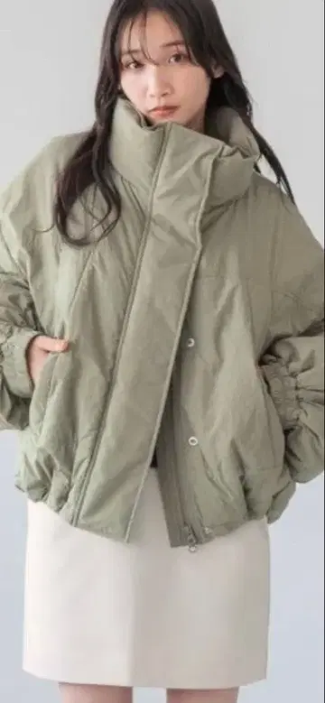 lowrys farm 몬스터 코트 숏 카키