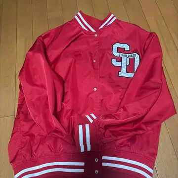 레드 바시티 자켓 SAN DIEGO FINEST