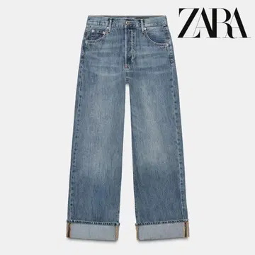 ZARA 미드라이즈 배기 데님 팬츠 EU 34 ( 7호 )