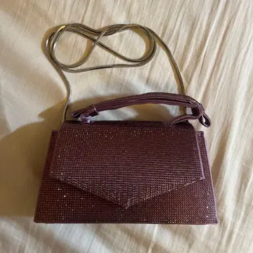 ZARA 퍼플 클러치백