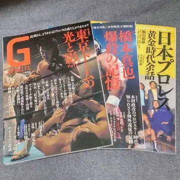 G 스피릿 vol.14, 21, 56 3권 세트 프로레슬링 특집