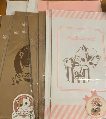 mofusand 스티커 포함 기프트 백 10개 세트