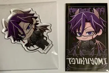 도원암귀 파보테리아 악마 모모카 츠키요미 아크릴 스탠드 폴라로이드풍