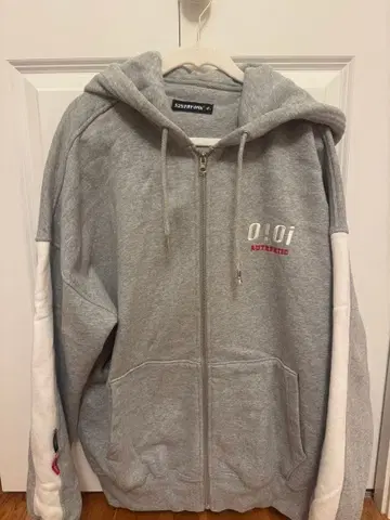 5292 BYDION 그레이 풀 집업 후드티