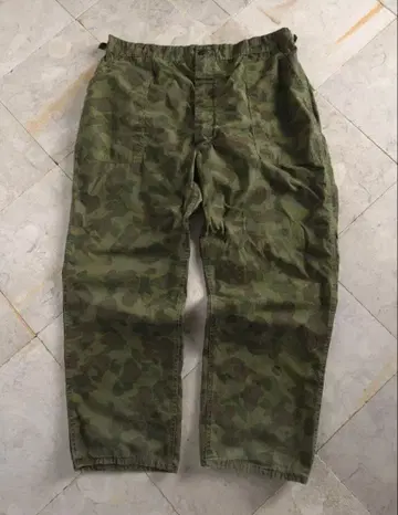 60s 덕 카모 헌팅 팬츠 13스타 버튼