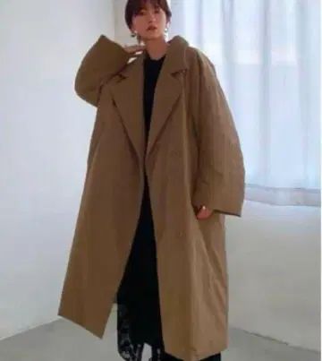 CLANE 울 다운 체스터 롱 코트