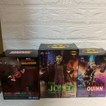데드풀 & 울버린 더 조커 할리 퀸 피규어 세트