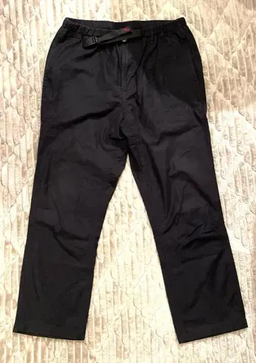 그라미치 블랙 워크 팬츠 허리밴딩 벨트 포함