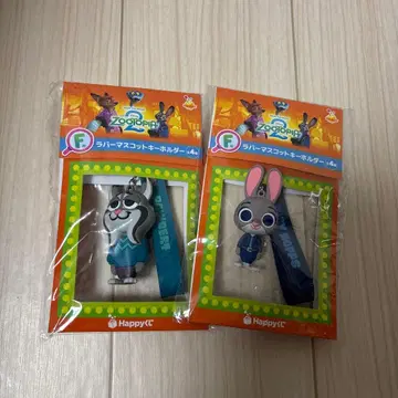 주토피아 아크릴 키링 2개 세트