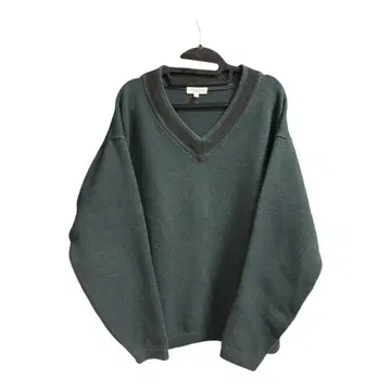 BEAUTY&YOUTH 다크 그린 V넥 스웨터 XL