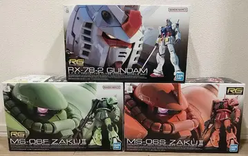 RG 3체 1세트 기동전사 건담 시리즈