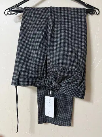 AOKI 파자마 수트 체크 무늬 슬랙스 M