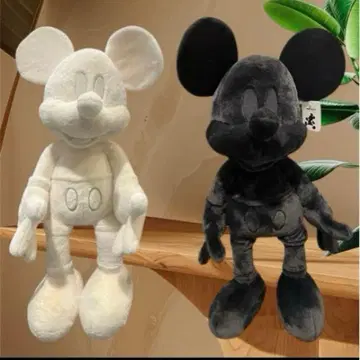 [ 새상품 ] 코스트코 화이트 & 블랙 미키 봉제 인형 대형 담요