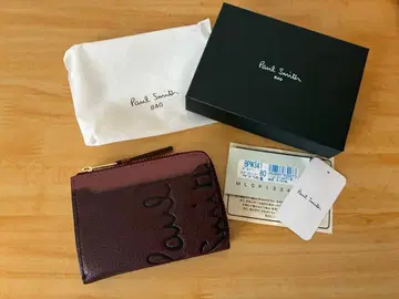Paul Smith 폴스미스 가죽 키케이스 동전 지갑 포함 보르도
