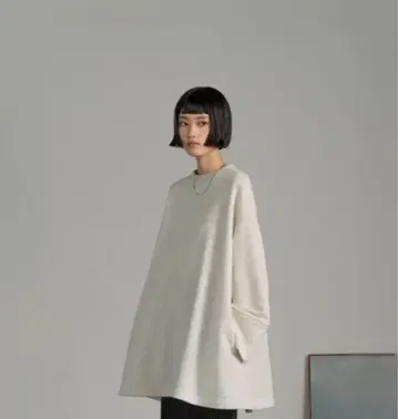 로리즈팜 기모 튜닉 풀오버