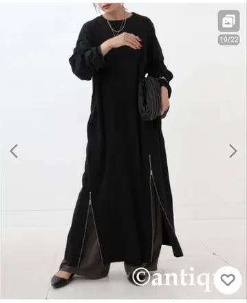 안티카 원피스 사이드 지퍼 원피스