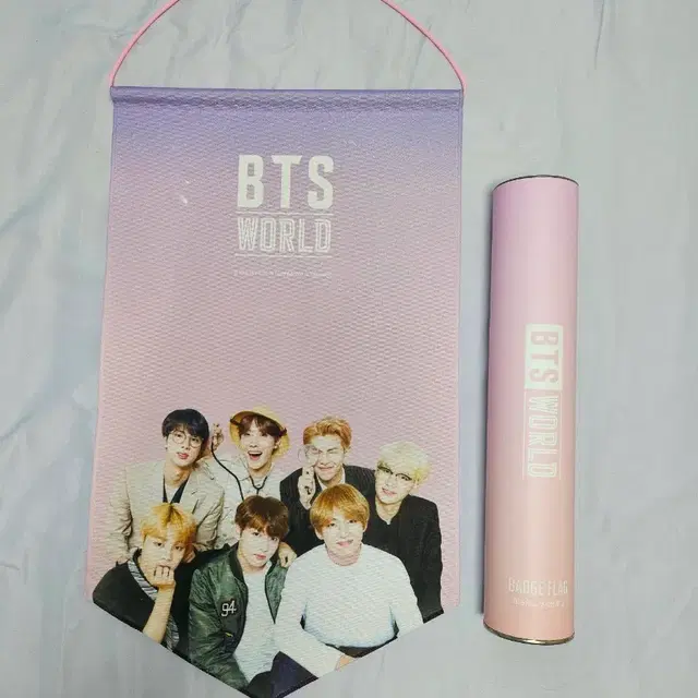BTS WORLD 뱃지플래그