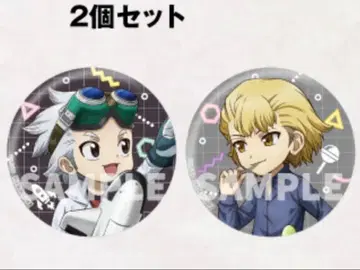 Dr.STONE 제노 스탠리 유년기 캔뱃지 세트 DVD 특전