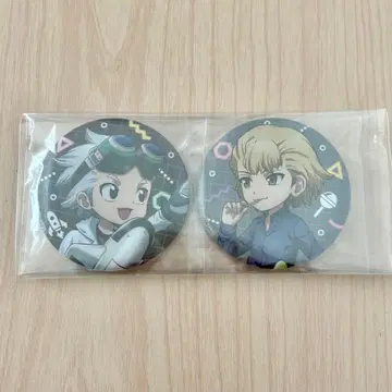 Dr.STONE 제노 스탠리 유년기 캔뱃지 세트 DVD 특전