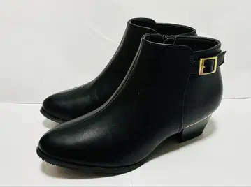 블랙 숏부츠 버클 포함 박스 있음